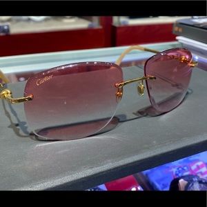 14k gold frame Cartier Glasses